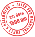 Siegel: Alles f�r Karneval, Party & Halloween - auf �ber 1500 Quadratmetern