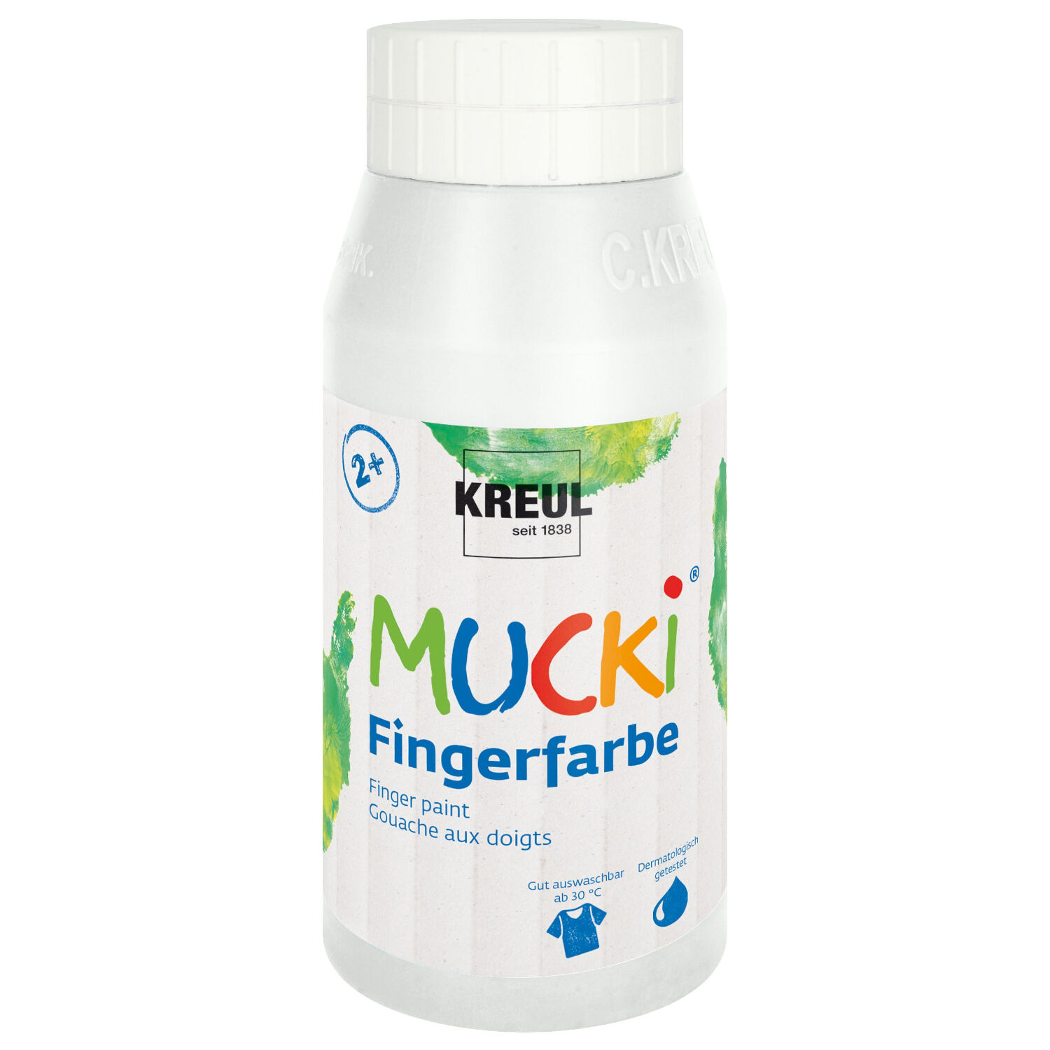 MUCKI Fingerfarbe Wei� 750 ml