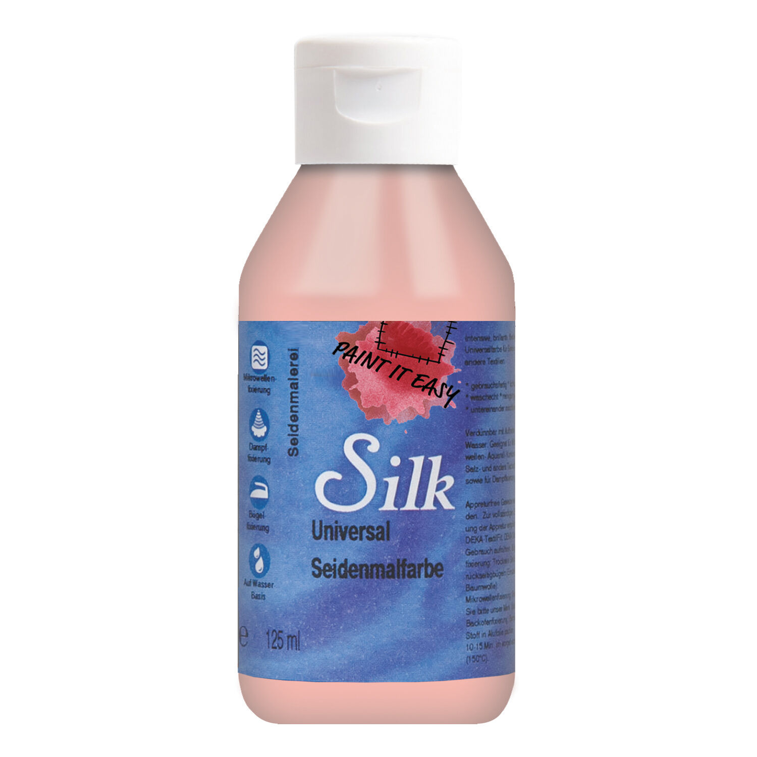 NEU PAINT IT EASY B�gelfarbe / Seidenmalfarbe, 125 ml, Lachs