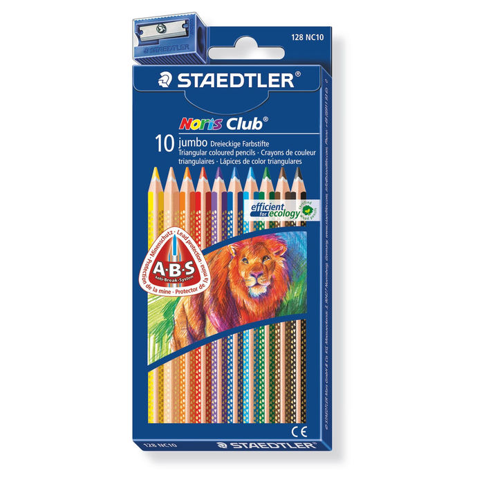 Staedtler Farbstifte Jumbo, Set mit 10 Stiften
