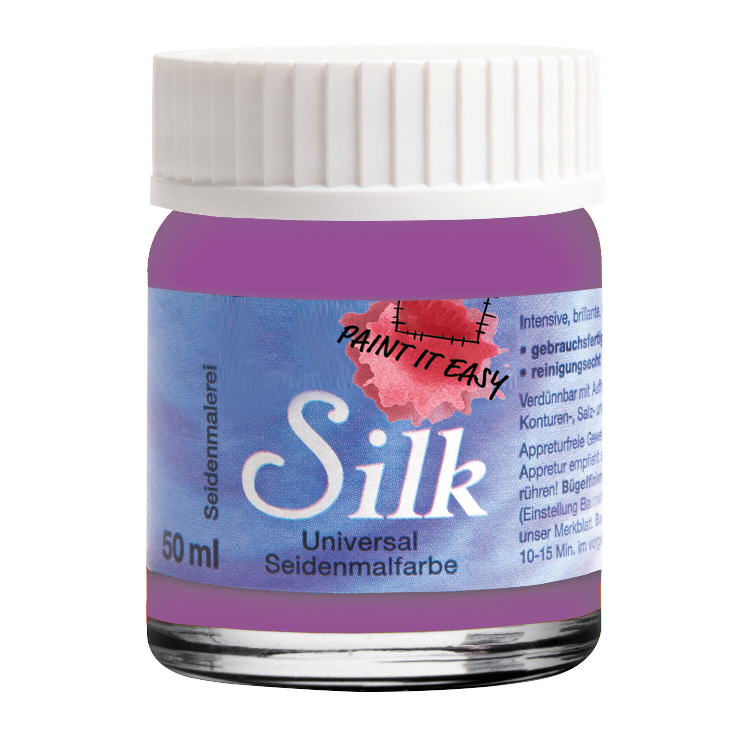 NEU PAINT IT EASY B�gelfarbe / Seidenmalfarbe, 50 ml, Cyclam