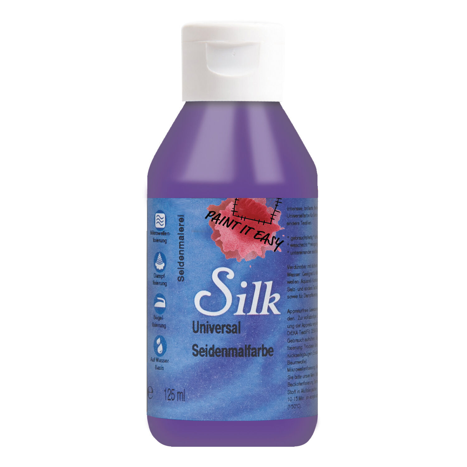 NEU PAINT IT EASY B�gelfarbe / Seidenmalfarbe, 125 ml, Violett