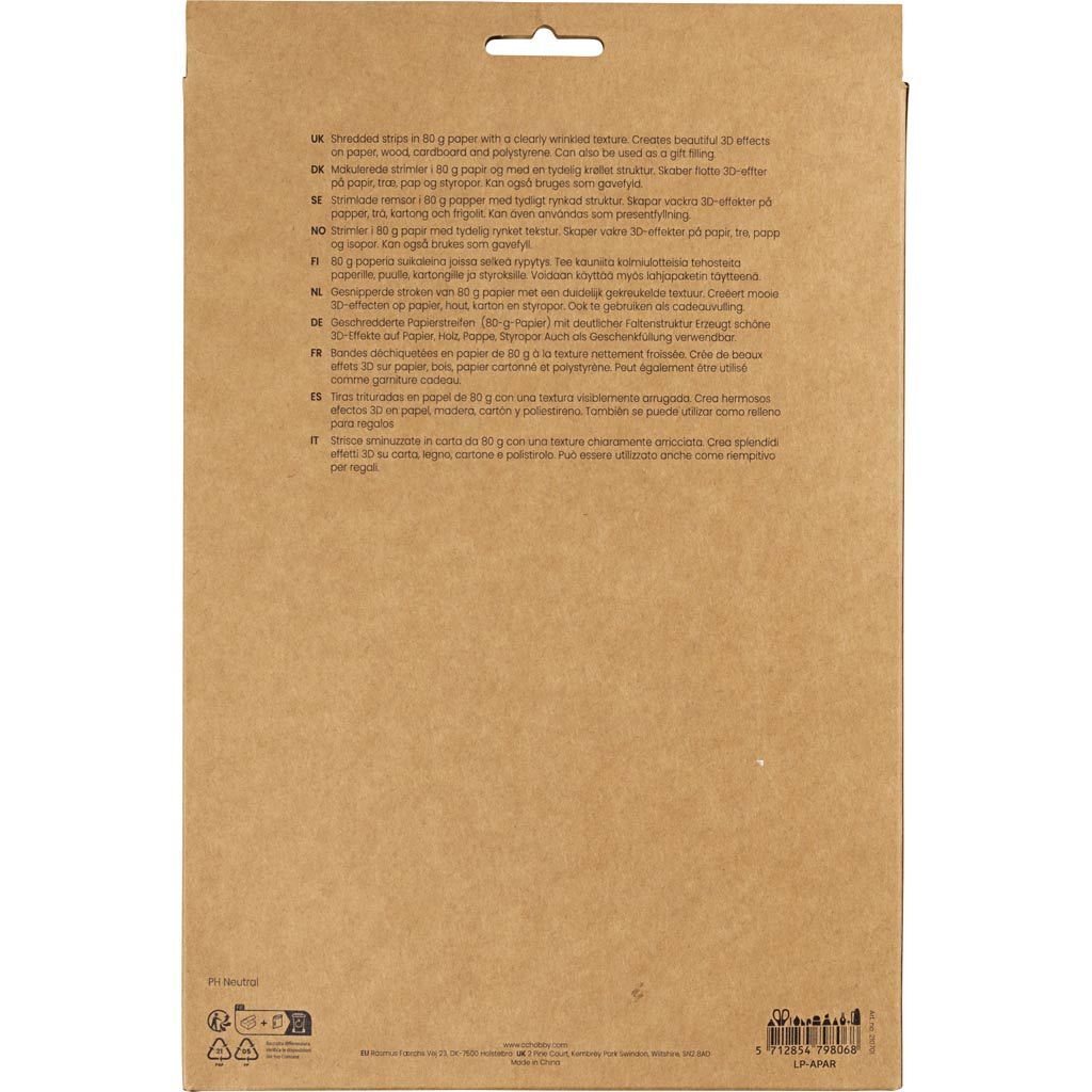 Papier-F�llmaterial, 2x50 g, L�nge 25-30 cm, Breite 3 mm, Schwarz, Wei� Bild 3