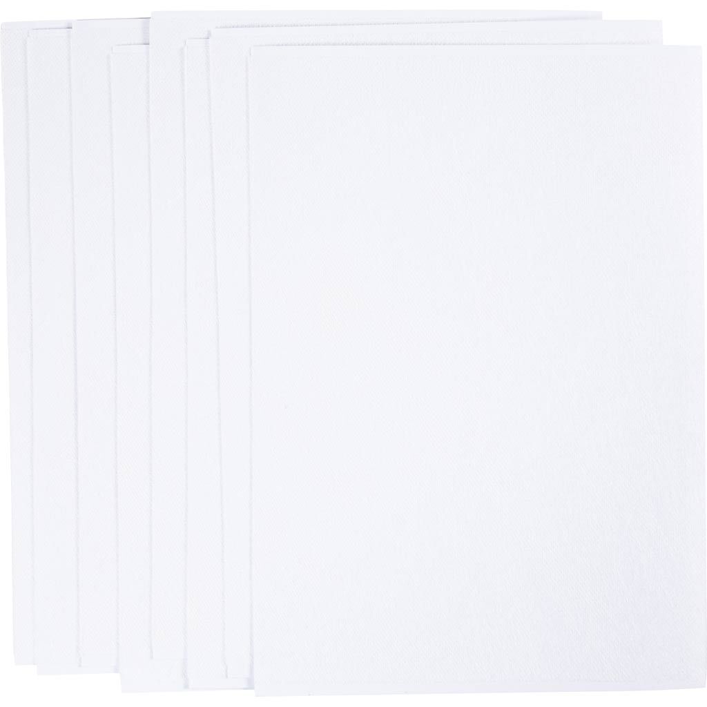 Wasserl�sliche Stickvliese, A5 / 148,5x210 mm, Wei�, 24 Blatt