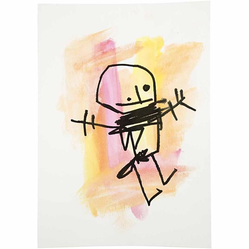 Aquarellpapier, DIN A4 (21x30 cm), 100 Blatt, 200g, Wei� Bild 3