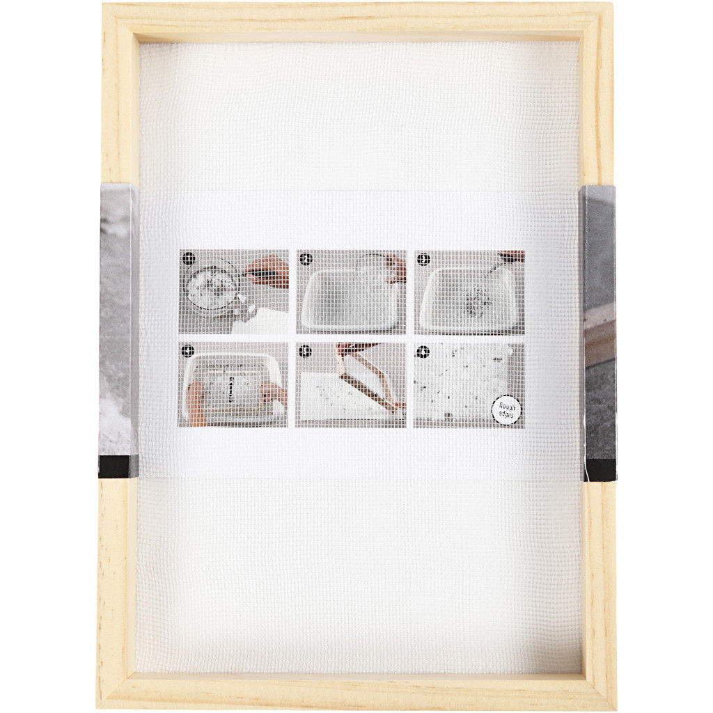 NEU Papier-Sch�pfrahmen / Einzelrahmenform, ca. DIN A5, 23x17x2 cm Bild 3