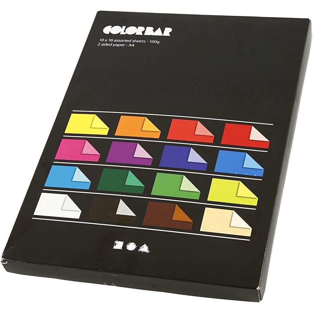Color-Papier, A4, 210x297 mm, 100 g, Farbmix, 16 x 10 Blatt Bild 2