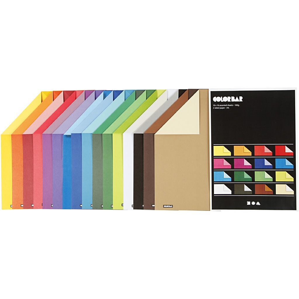 Color-Papier, A4, 210x297 mm, 100 g, Farbmix, 16 x 10 Blatt Bild 3