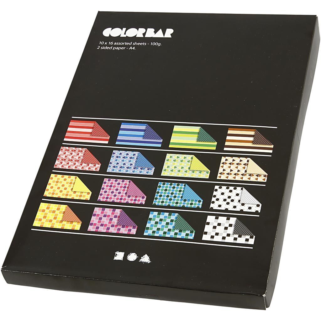 Color-Papier, A4, 210x297mm, 100g, Farbmix, 16 x 10 Blatt Bild 2