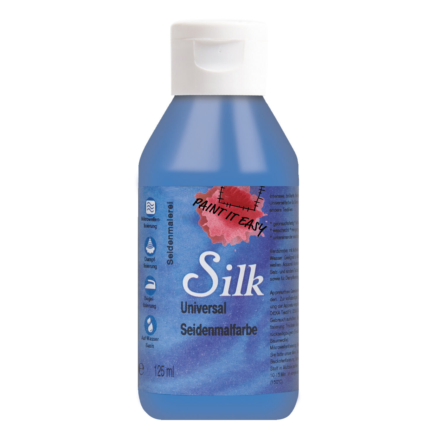 NEU PAINT IT EASY B�gelfarbe / Seidenmalfarbe, 125 ml, Blau
