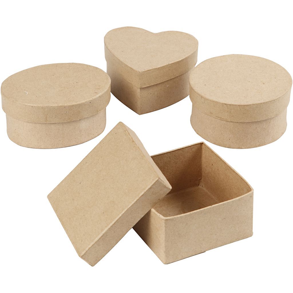 Mittelgro�e Schachteln, H�he 5 cm, � 10-12 cm, 28 St�ck Bild 2