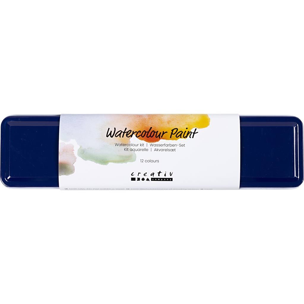 Wasserfarben-Set, 12 Farben, Gr��e 22,5 x 5,7 x 1,7 cm Bild 2