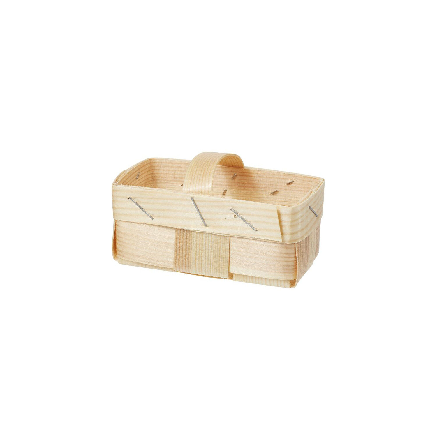 NEU Miniatur Spank�rbchen, natur, ca. 7,5 x 3,5 x 4 cm