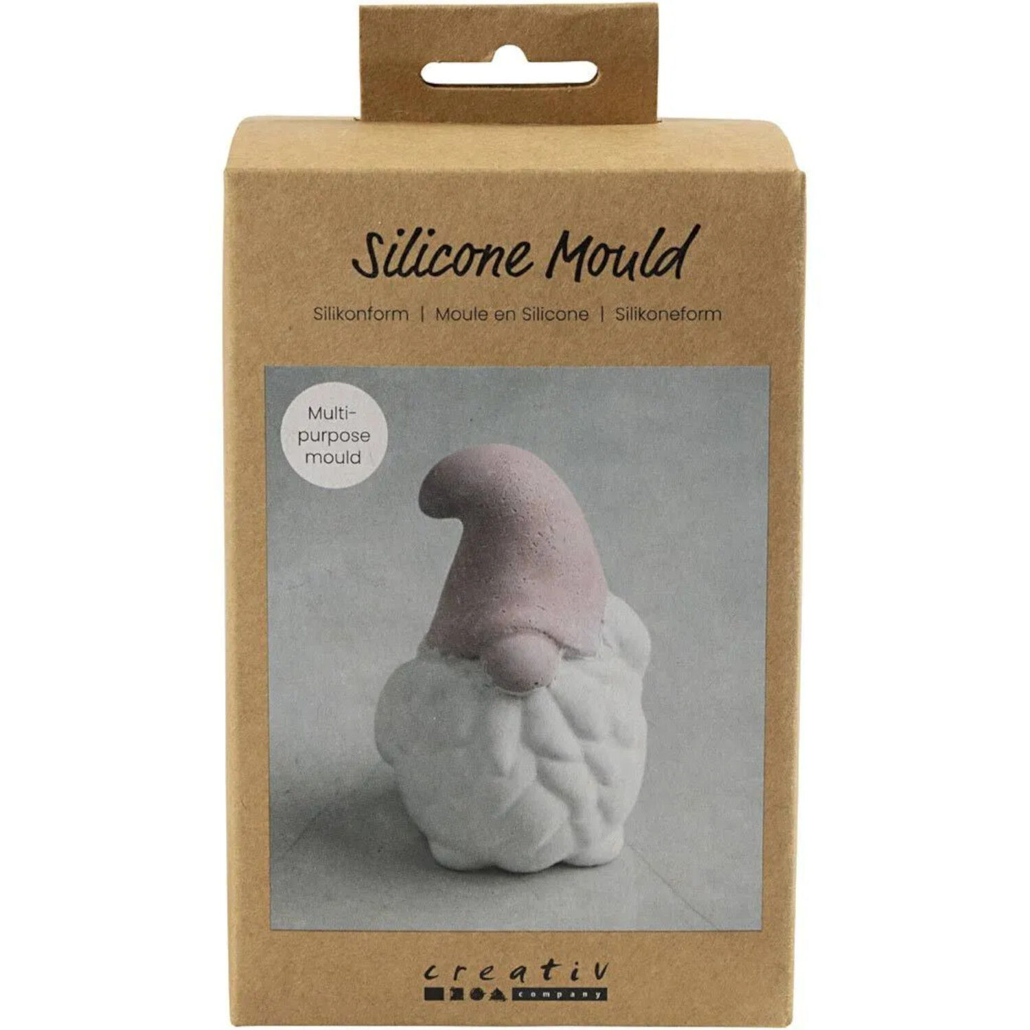 NEU Silikonform / Gie�form, Weihnachtsmann / Gnom, 10 x 6,5 cm