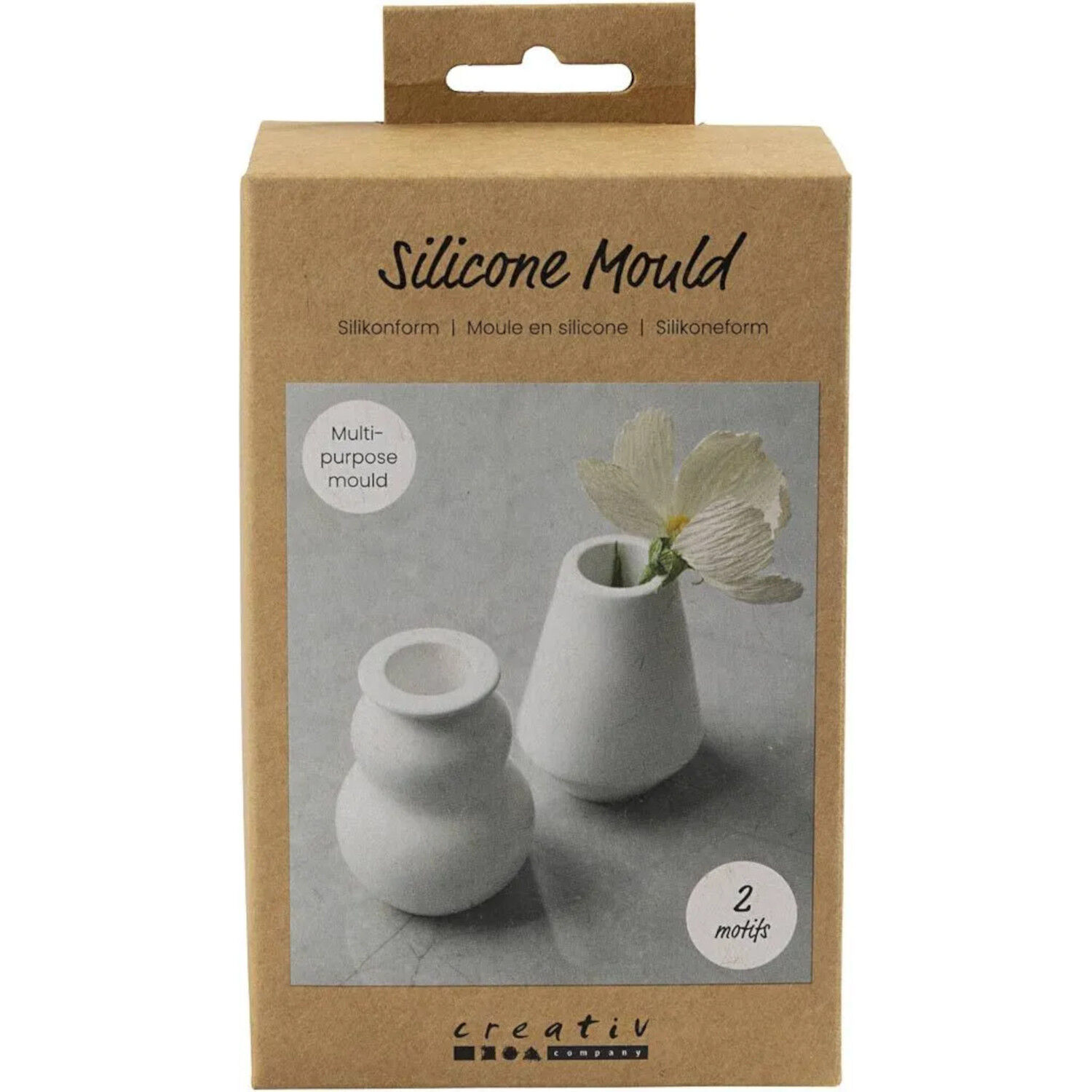 NEU Silikonform / Gie�form, Vase und Kerzenhalter, 7,5 x 5,5 cm, 2 St�ck