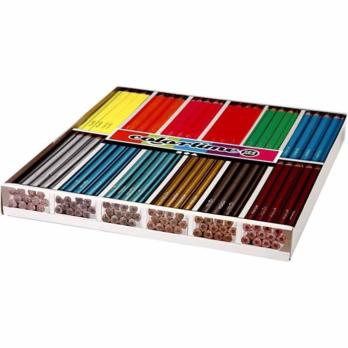 Colortime Buntstifte Neon + Metallic, Mine: 4 mm, 144 St�ck Bild 2