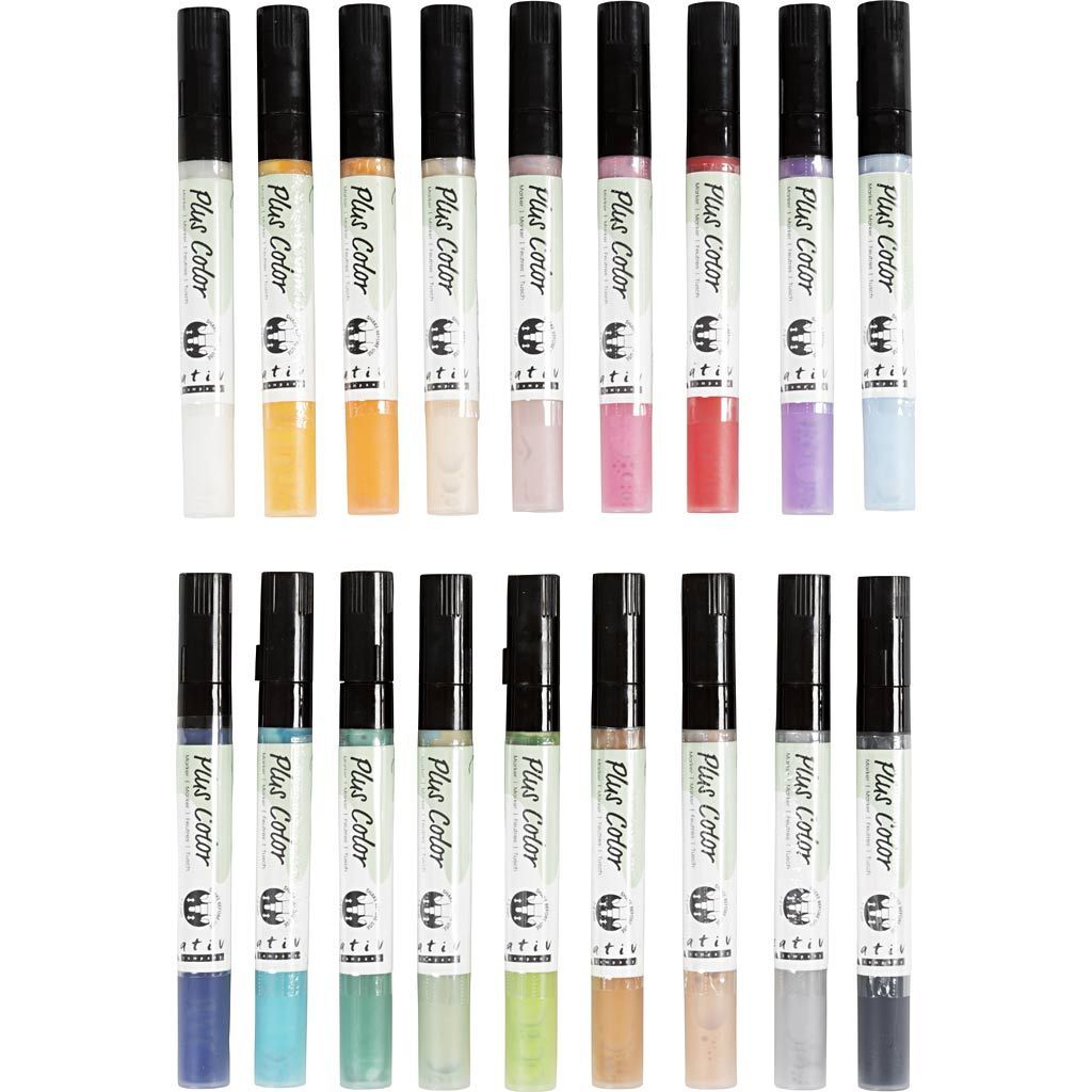 Plus Color Marker, L�nge 14,5 cm, Strichst�rke 1-2 mm, 5,5 ml, 18 St�ck Bild 5