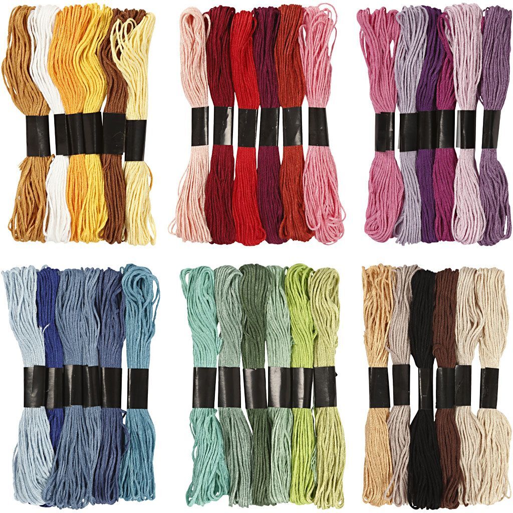 Stickgarn, Dicke 1 mm, 252 Garnb�ndel