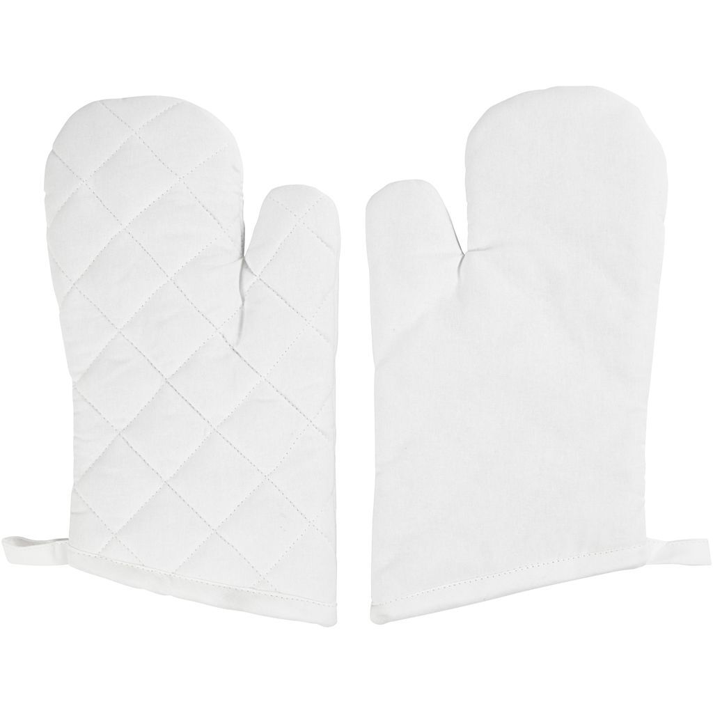 Grillhandschuh, 2 St�ck, Gr��e 18x28 cm, 145 g, Wei� Bild 2