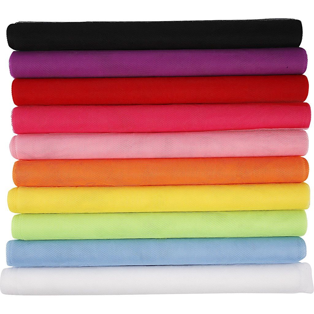 T�ll Sortiment, 10 Rollen sortiert, Breite 50 cm, L�nge 5 m