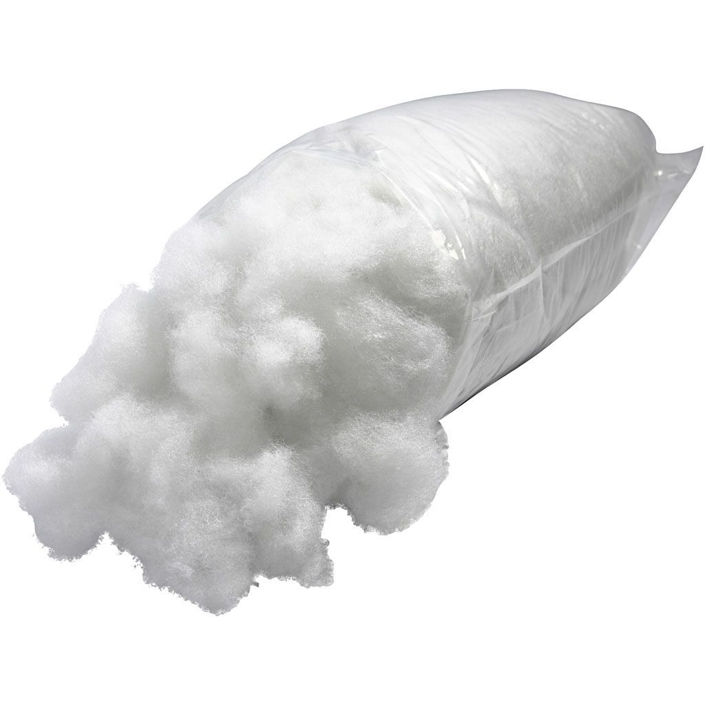 F�llmaterial aus Polyester f�r Kuscheltiere, Wei�, 1 kg