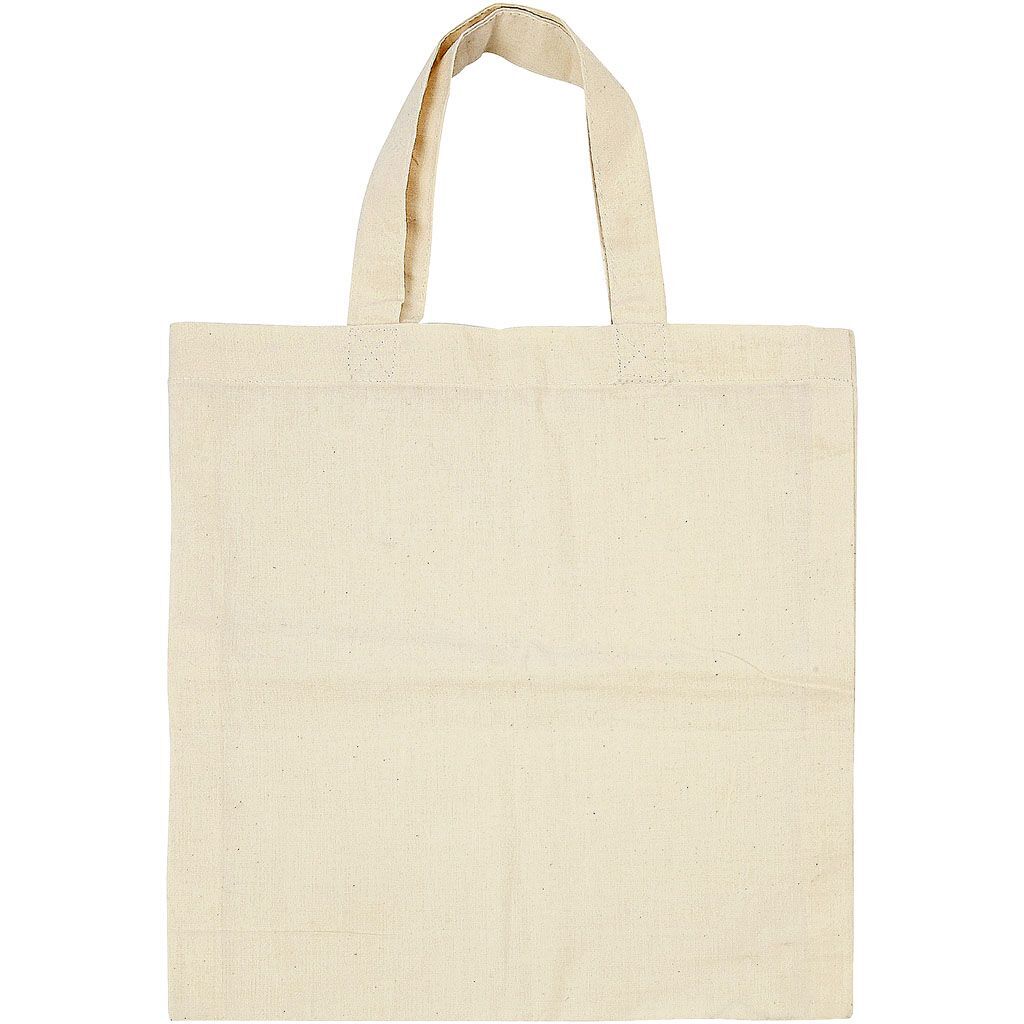 Tragetasche Baumwolle, 5 St�ck, Gr��e 27,5x30 cm, 135 g, Hellnatur