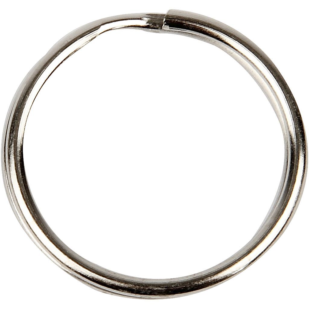 Schl�sselringe, Gro�pack mit 100 St�ck, Durchmesser 25mm Bild 3