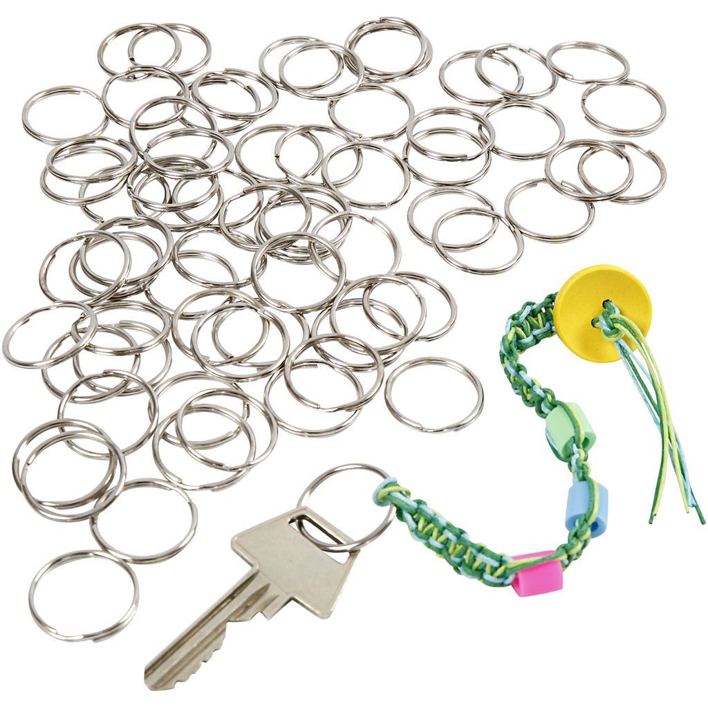 Schl�sselringe, Gro�pack mit 100 St�ck, Durchmesser 25mm Bild 4