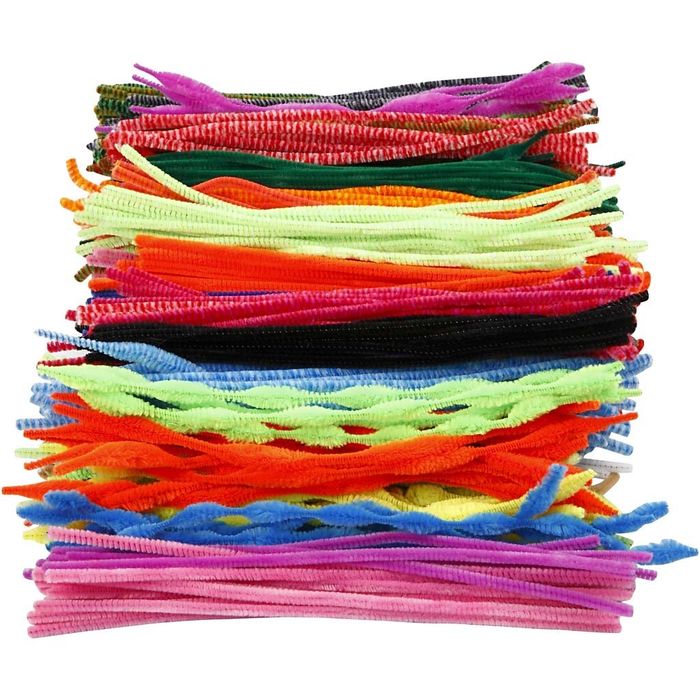 NEU TOP-SELLER Chenilledraht / Pfeifenputzer / Biegepl�sch, 500 sort., sortierte Farben Bild 5