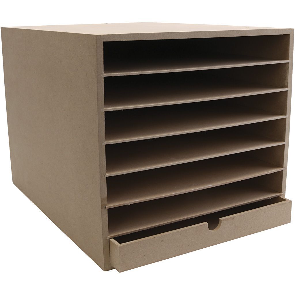 Papier- und Kartonablage, H�he 32 cm, Tiefe 45 cm, Breite 32 cm, A3, 1 St�ck