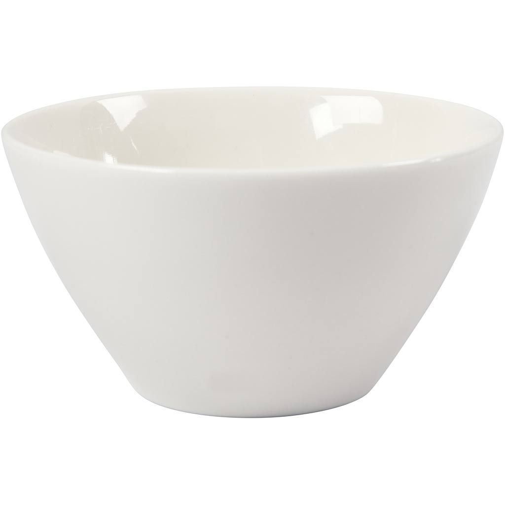 M�slischale, H�he 7 cm, � 12,5 cm, Wei�, 20 St�ck