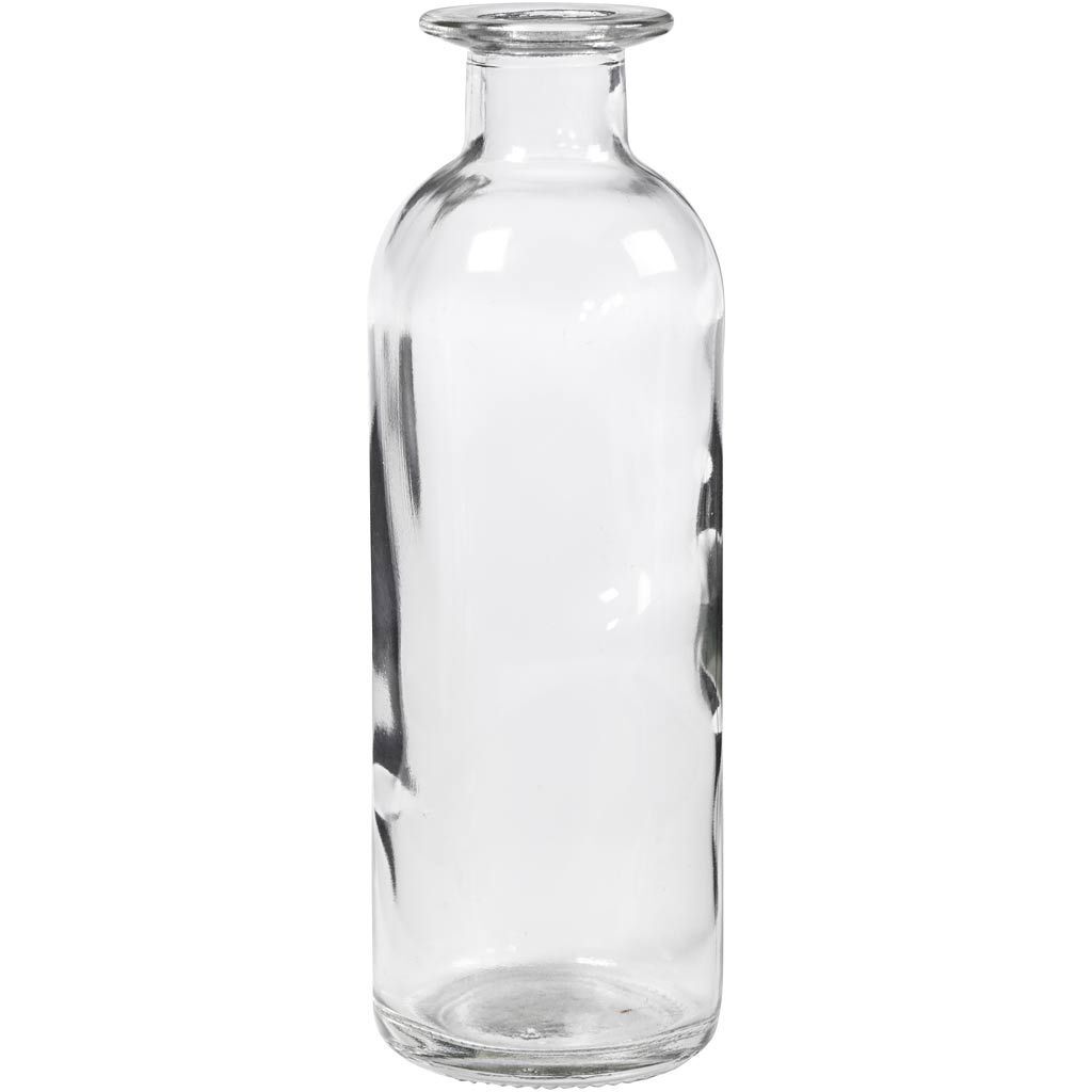 Flasche aus Glas, 6 St�ck, H�he 16 cm, Durchmesser 5,5 cm, 235 ml