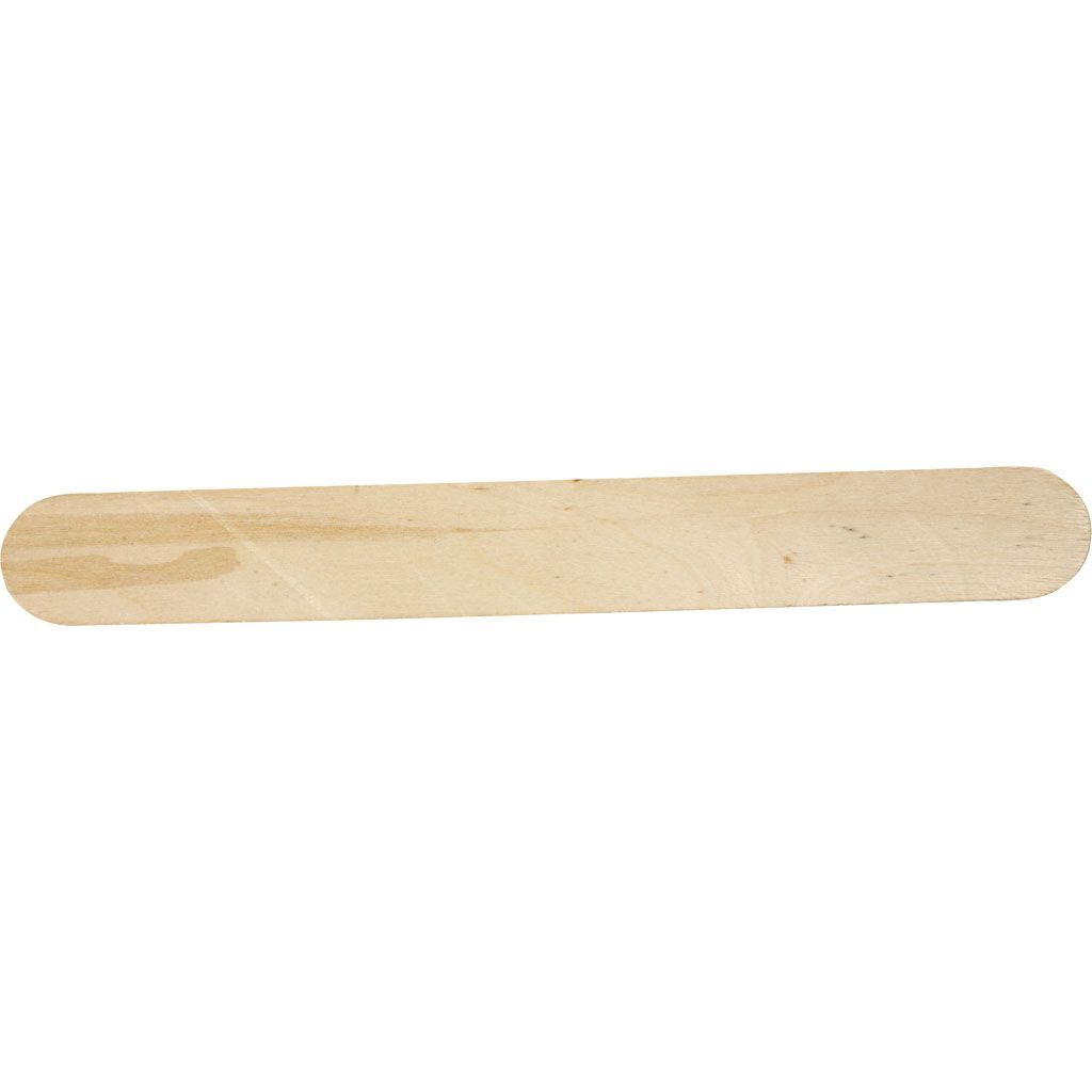 Eisstiele, 50 St�ck, L�nge 20 cm, Breite 25 mm, Natur