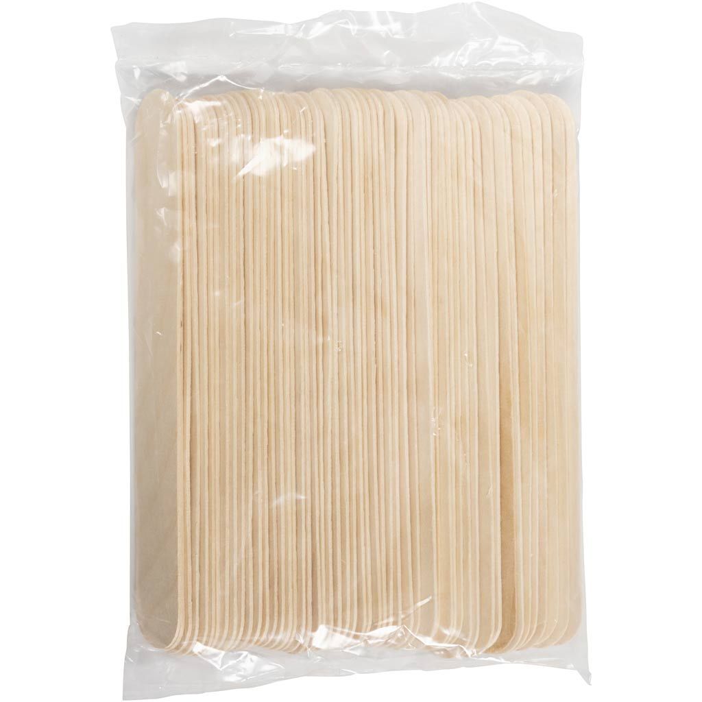 Eisstiele, 50 St�ck, L�nge 20 cm, Breite 25 mm, Natur Bild 2