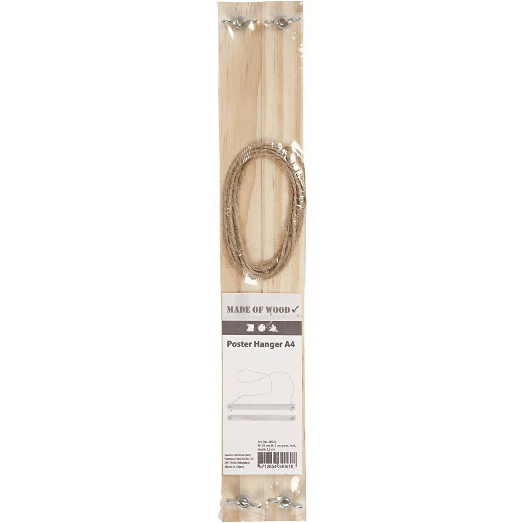 Bilderleisten, 2 Leisten, H�he 2 cm, Tiefe 2,2 cm, Breite 25 cm f�r Din A4 Bild 2