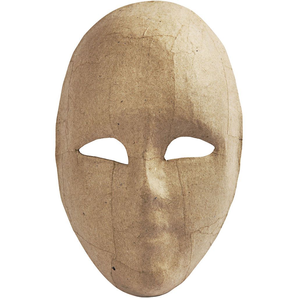 Maske, 1 St�ck , H�he 23 cm, Breite 16 cm