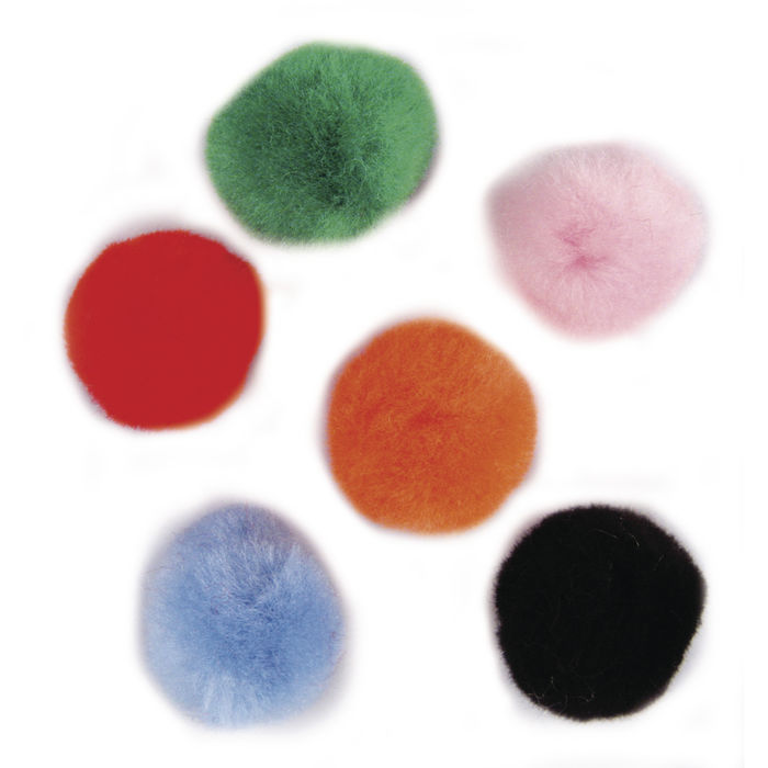 SALE Pompons, 20 mm, 50 St., gemischt Bild 2