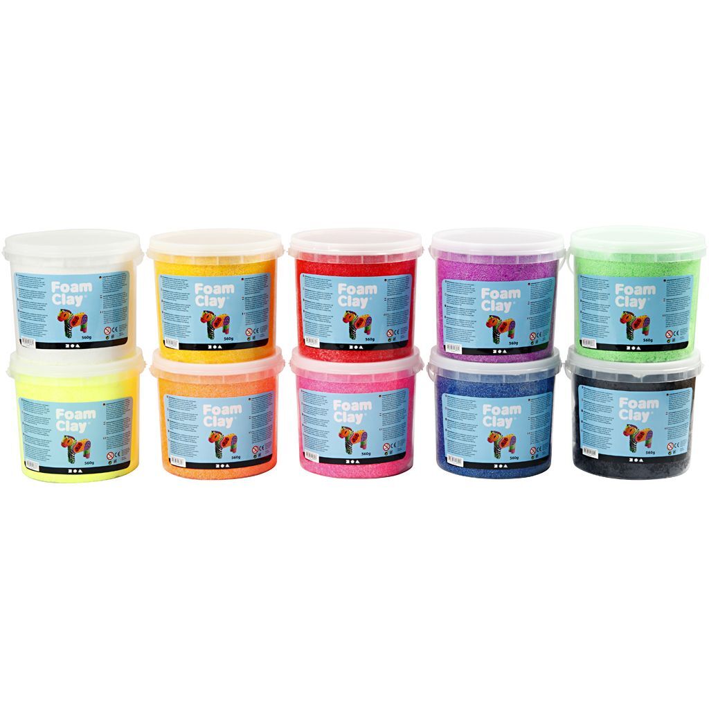 Foam Clay� , Farbmix, 10 Dosen � 560 g Bild 2