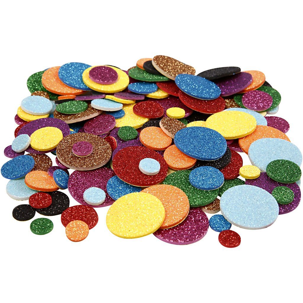 Moosgummikreise, Kreise, � 12+20+32 mm, 1000 St�ck