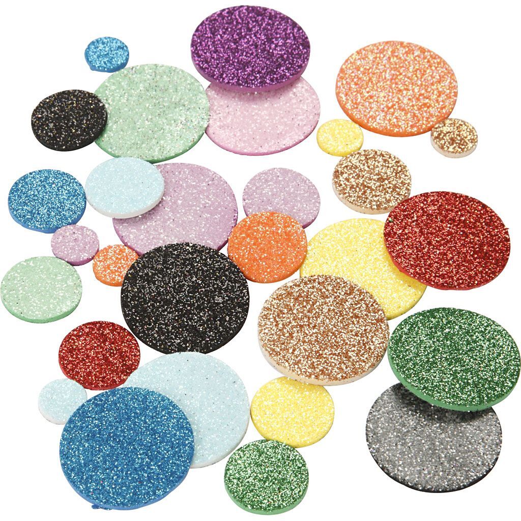 Moosgummikreise, Kreise, � 12+20+32 mm, 1000 St�ck Bild 2