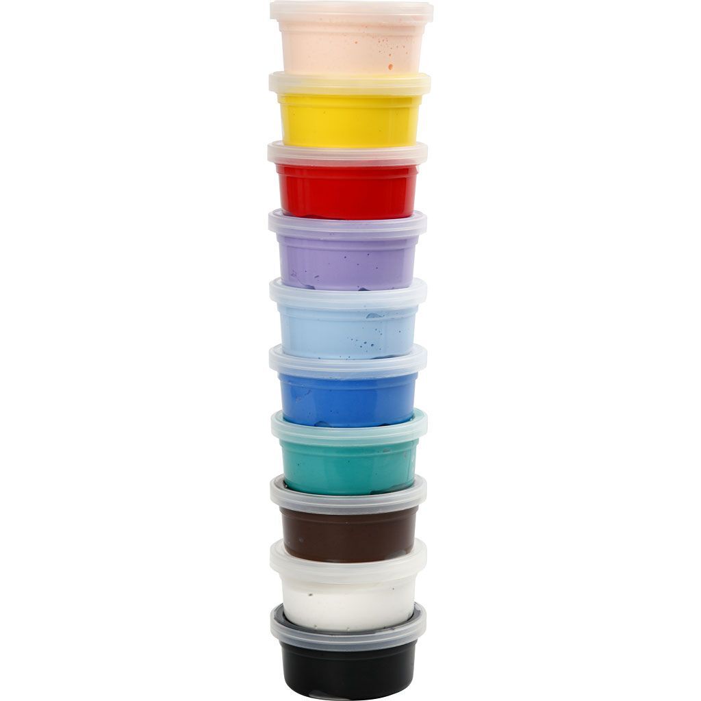 Silk Clay - Sortiment, sortierte Farben, Basic 1, 10 Dosen � 40g Bild 4