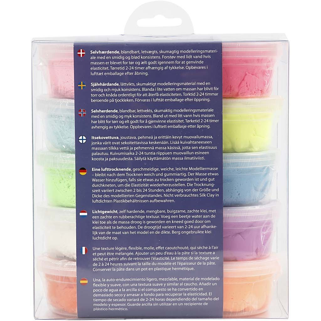 Silk Clay, Sortiment, 10 Dosen � 40 g, sortierte Farben Bild 3