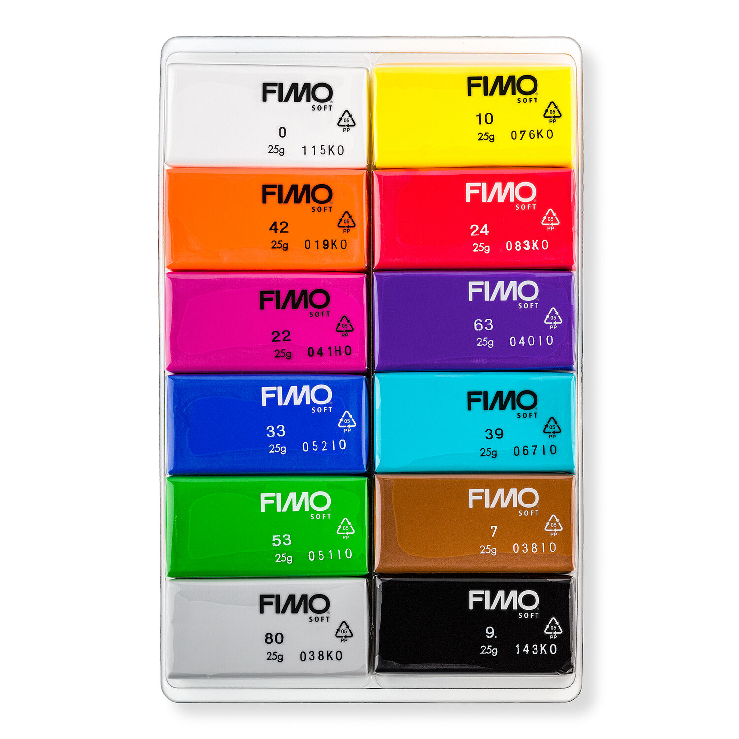 Staedtler Fimo Soft Set Basic, 12 Halbbl�cke Bild 2