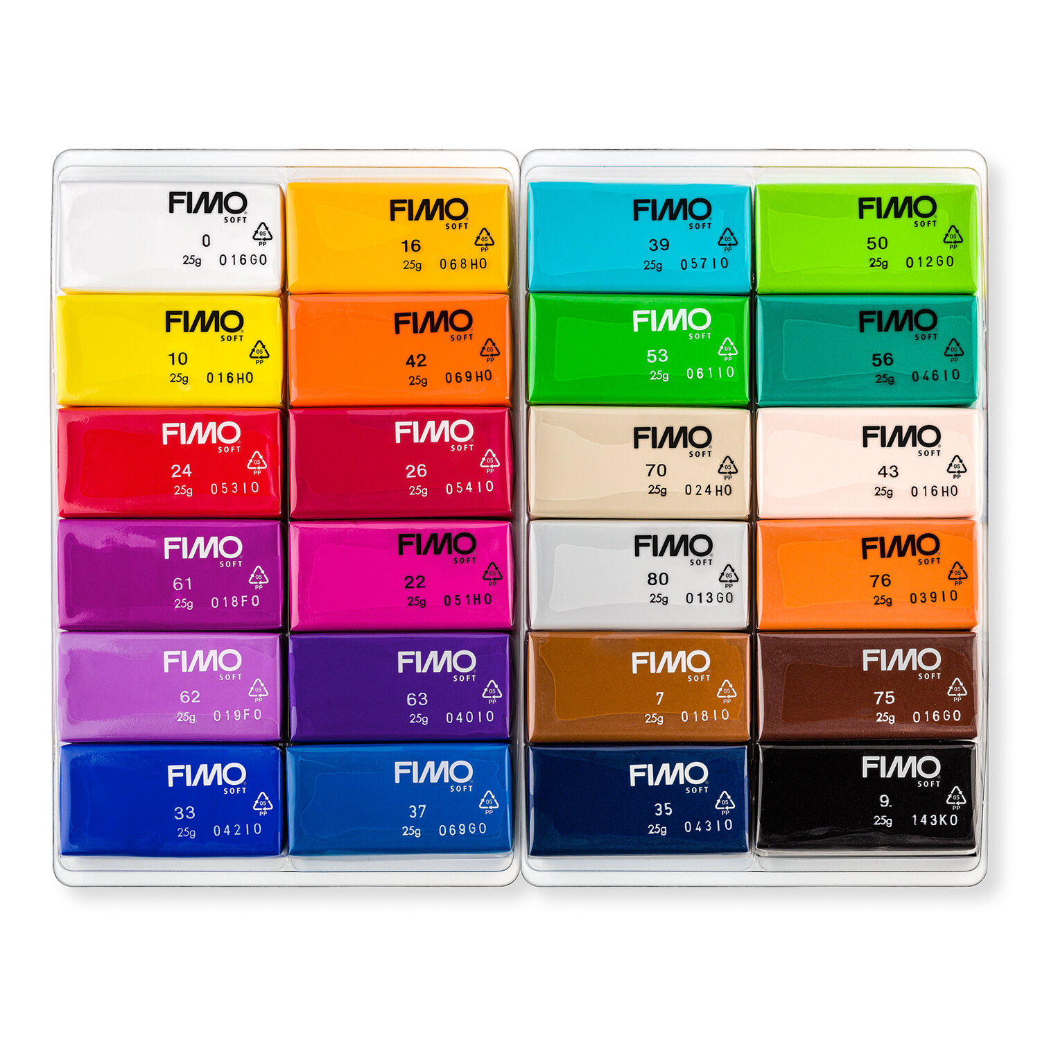 Staedtler Fimo Soft Set Basic 24 Halbbl�cke Bild 2