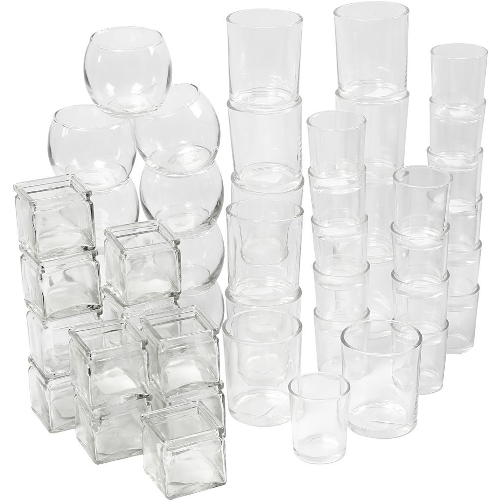 Gruppen-Kreativset Kerzengl�ser, 1 Set Bild 2