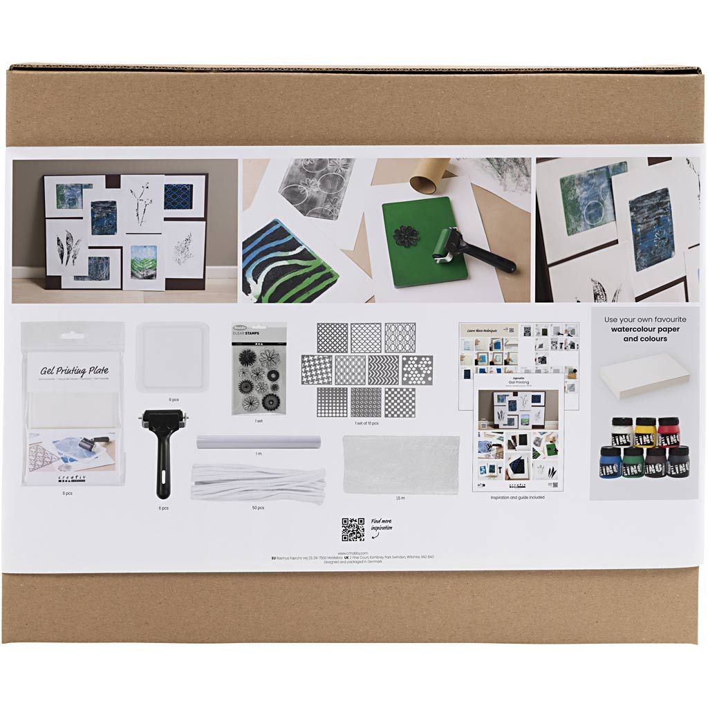 Gruppen-Kreativset Gel-Druck Bild 2