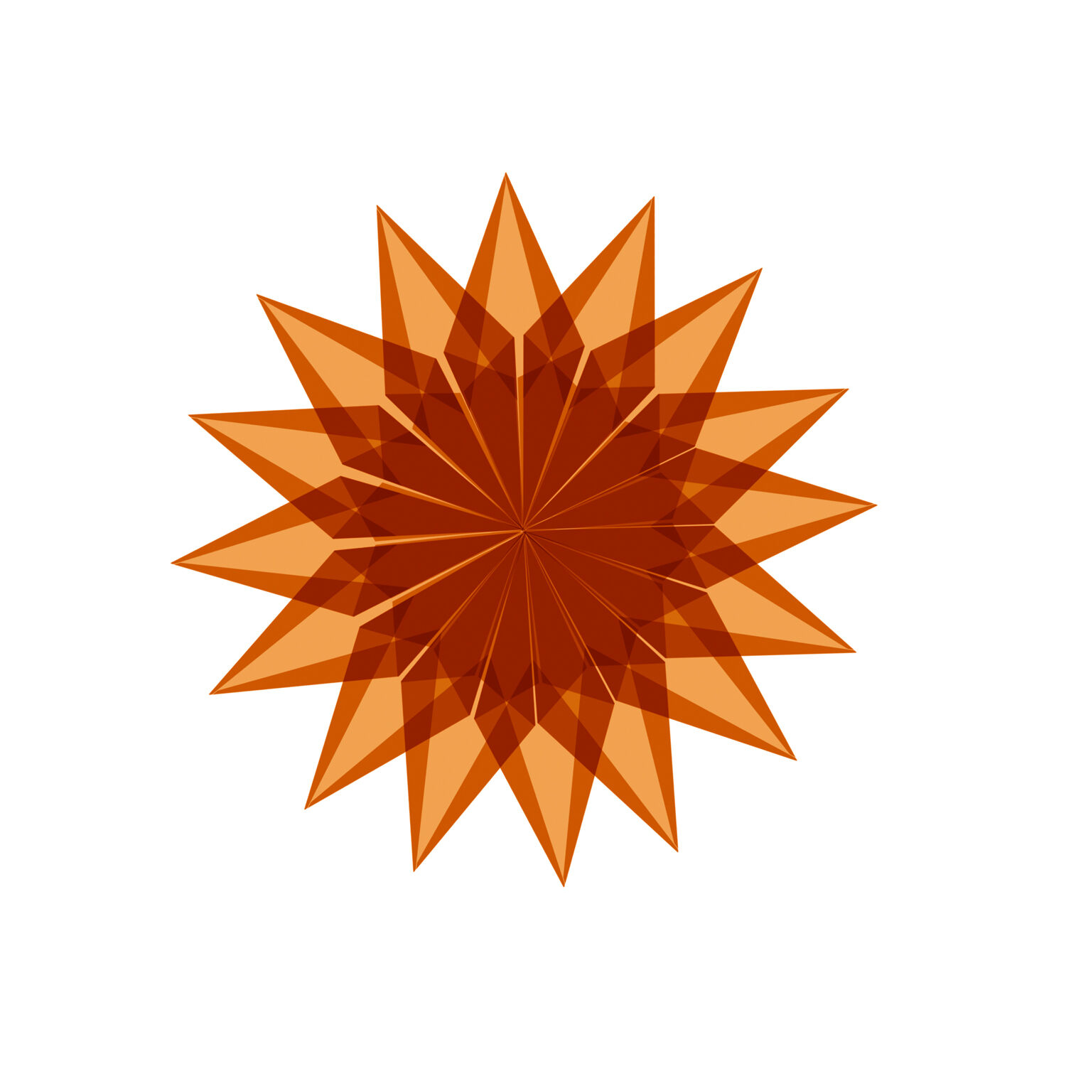 Faltbl�tter Transparentpapier, 14 x 14 cm, 42g/qm, 100 Blatt, Orange Bild 2