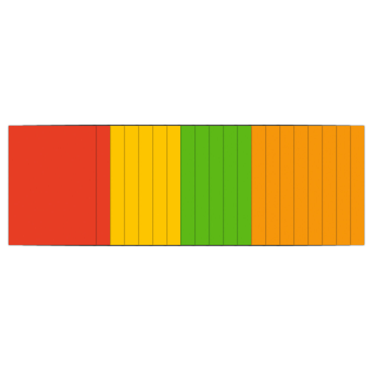 Bastelkarton Neon, DIN A4, 250g/qm, 20 Blatt, 4 sortierte Farben Bild 2