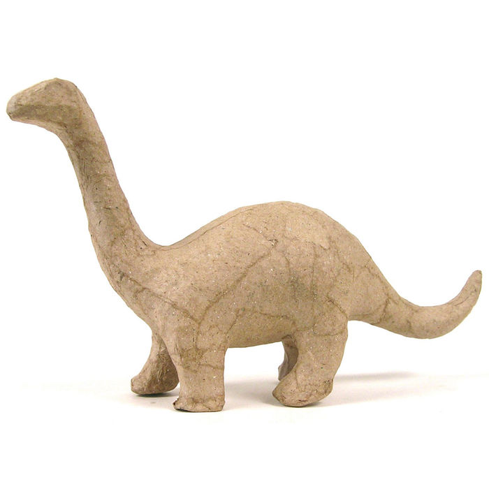 Pappmach�-Figur, Dino Brontosaurus, 17x10x5cm