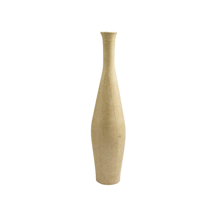 Pappmach�-Vase, 6 cm x 6 cm x 29,5 cm